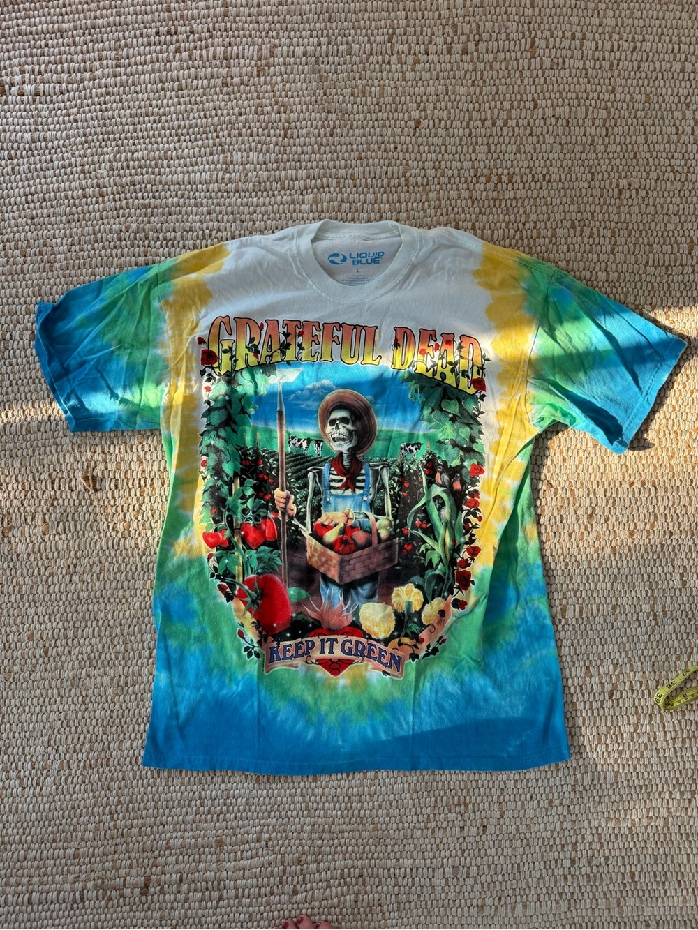 Grateful Dead “Keep It Green” Tie-Dye Graphic Tee – Size L - Picture 2 of 3